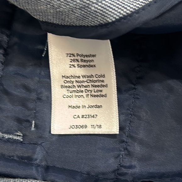 Talbots Curvy Fit Linen Look Straight Leg Dress Pants Size 8 NWT - Picture 9 of 10